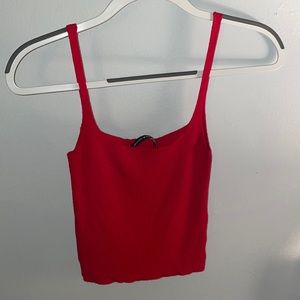 Cute red top!